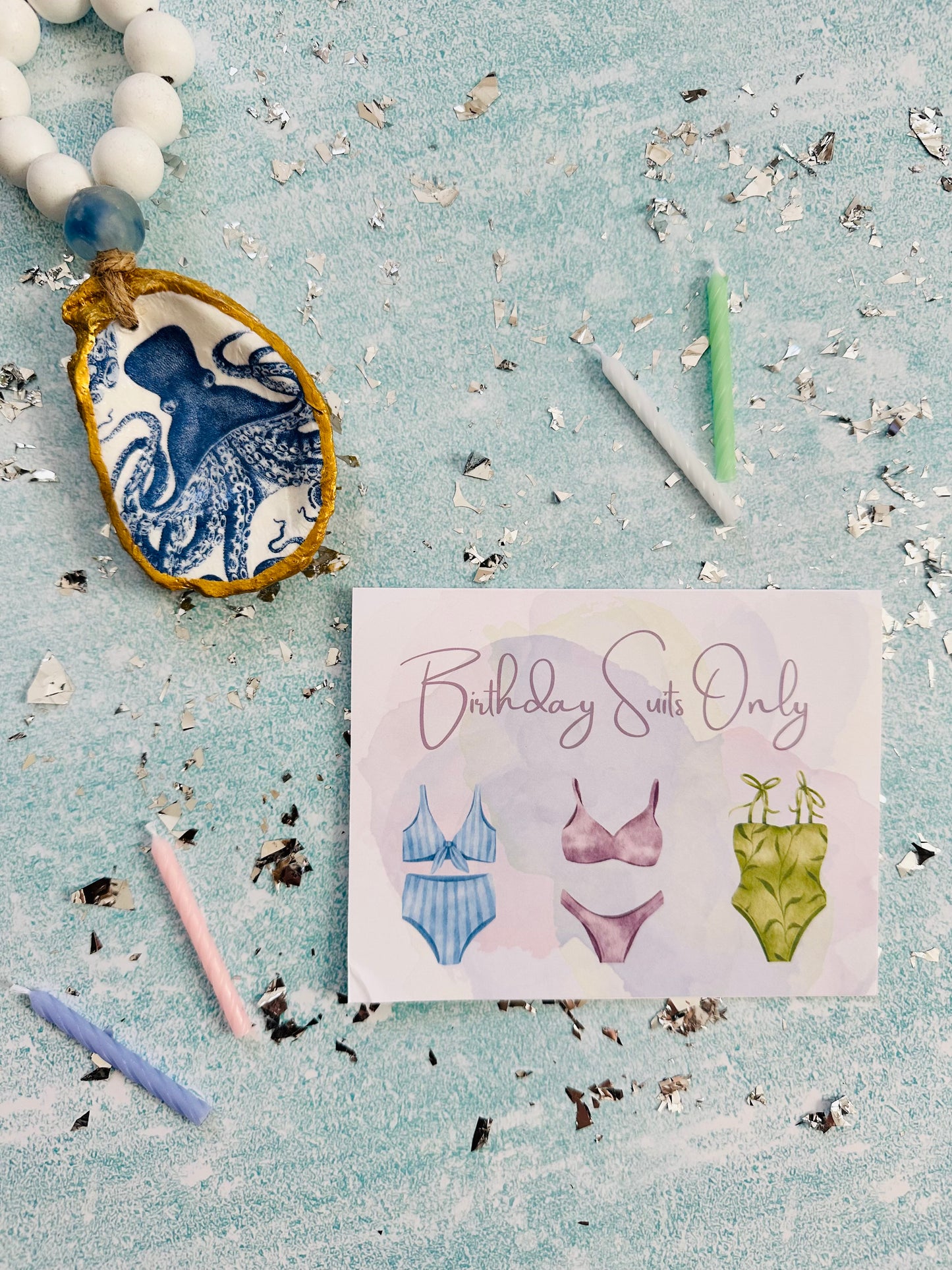 Birthday Suits Only Birthday Card