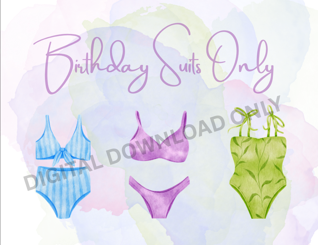 Birthday Suits Only (DIGITAL DOWNLOAD ONLY)