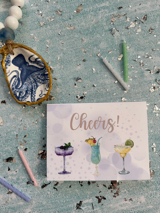 Bubbles on the Beach Card