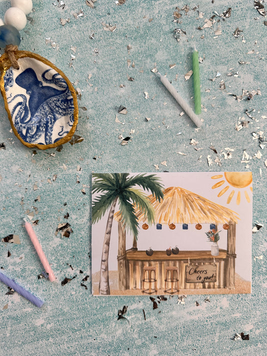 Tiki Party Greeting Card